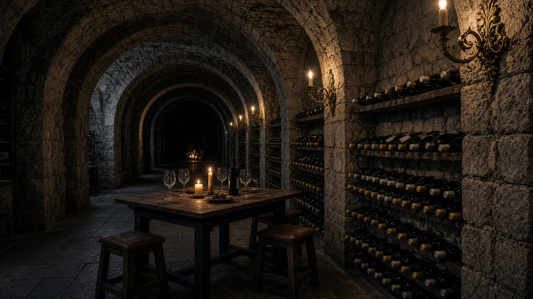 The vaulted cellar